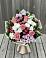 Букет цветов из: Альстромерии, Гвоздики, Розы и Хризантемы в Нижнеивкино