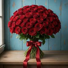 Букет Красные розы Блэк Меджик в Нижнеивкино