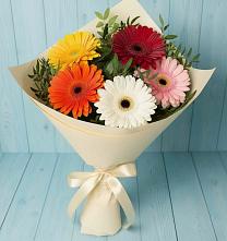 Букет цветов из:  Герберы в Нижнеивкино