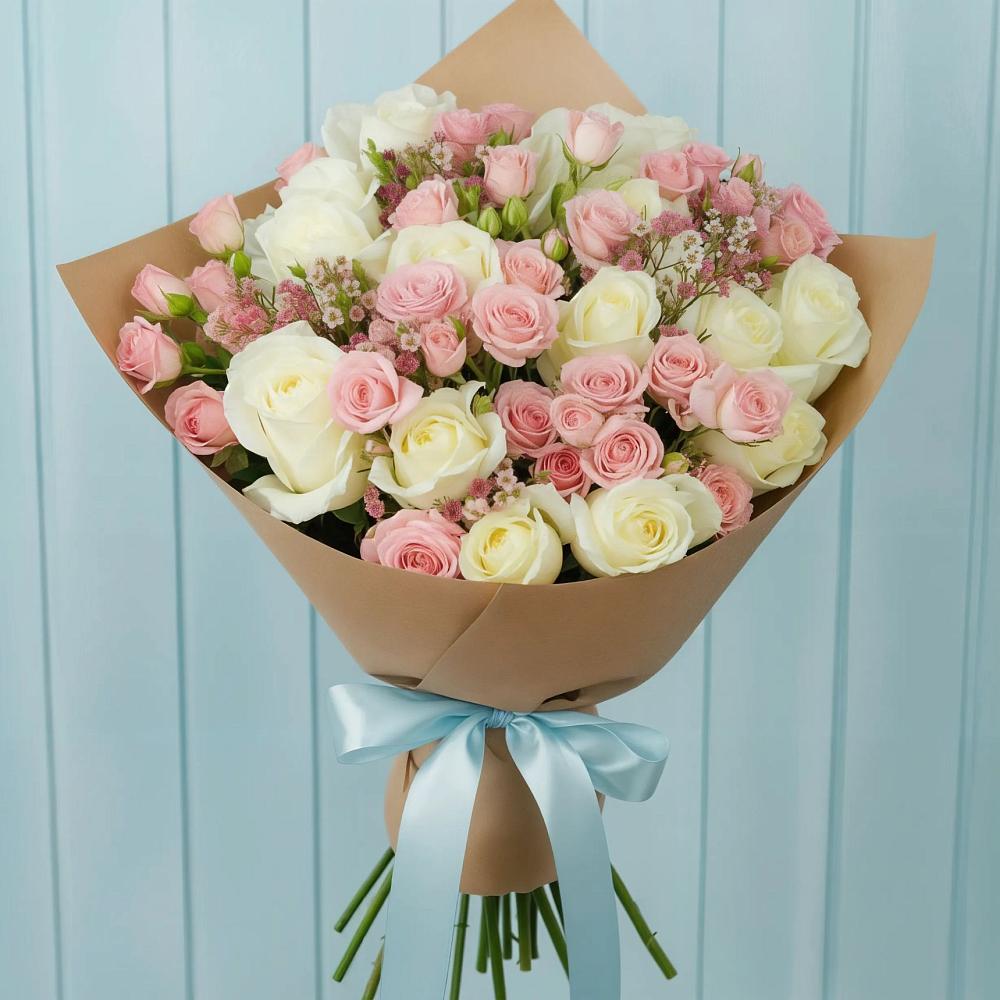 Букет цветов из: Розы в Нижнеивкино