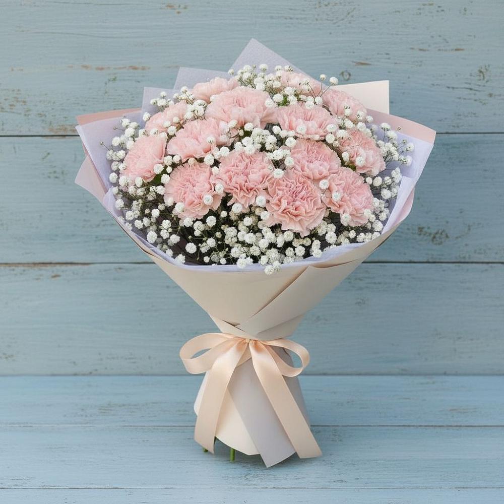 Букет цветов из: Гвоздики в Нижнеивкино