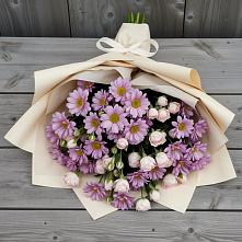 Букет цветов из:  Розы и Хризантемы в Нижнеивкино