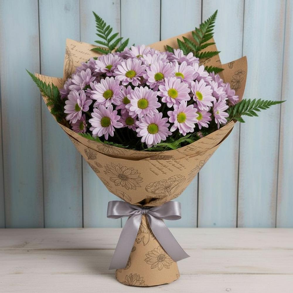Букет цветов из: Хризантемы в Нижнеивкино