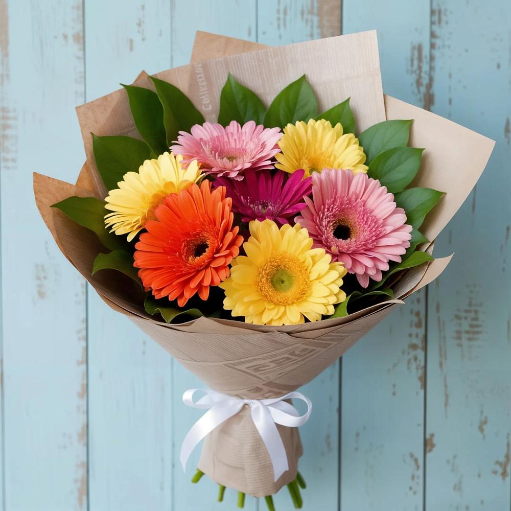 Букет цветов из: Герберы в Нижнеивкино