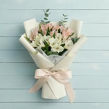 Букет цветов из:  Альстромерии в Нижнеивкино