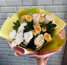 Букет цветов из:  Розы и Хризантемы #REPLACE_PRED# Нижнеивкино