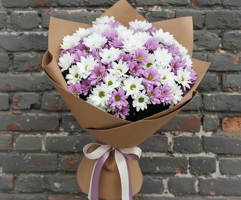 Букет цветов из: Хризантемы в Нижнеивкино
