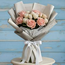 Букет цветов из:  Розы #REPLACE_PRED# Нижнеивкино