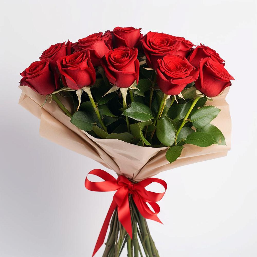 Букет 11 Красных роз Эдлесс Лав в Нижнеивкино