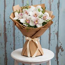 Букет цветов из:  Орхидеи и Розы #REPLACE_PRED# Нижнеивкино